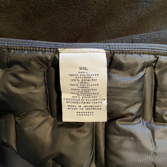 Nautica Men's Water Resistant Mixed Media Jacket XXL Blue New with Tags - Picture 6 of 6